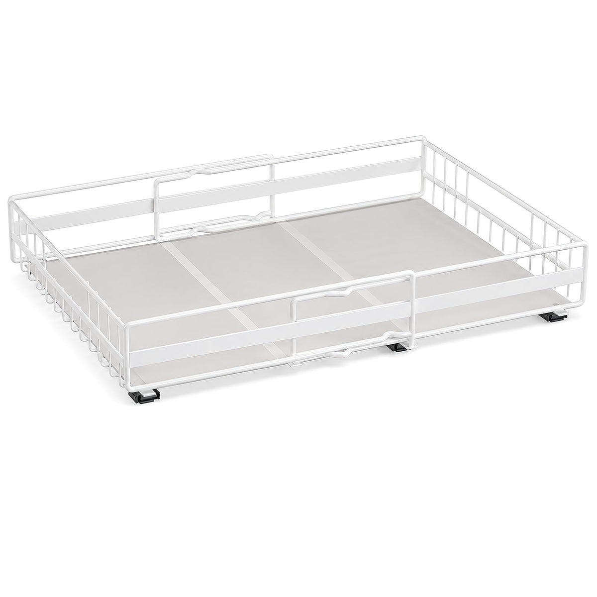 Pull Out Cabinet Organizer, Adjustable Kitchen Sliding Shelf - Image 1