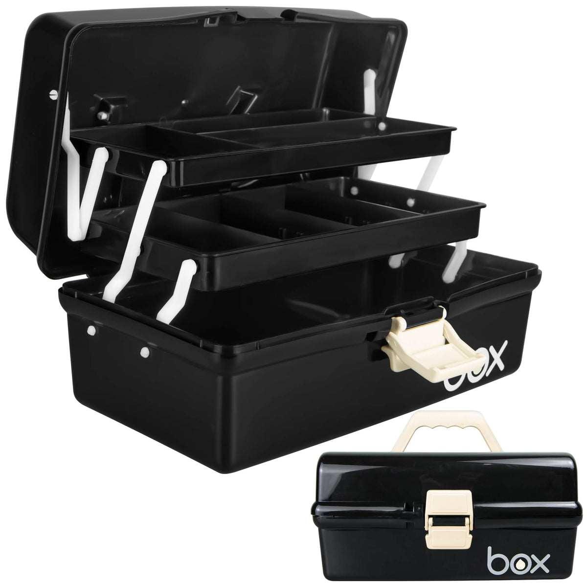 TERGOO 12in Three-Layer Multipurpose Storage Box Organizer - Image 1