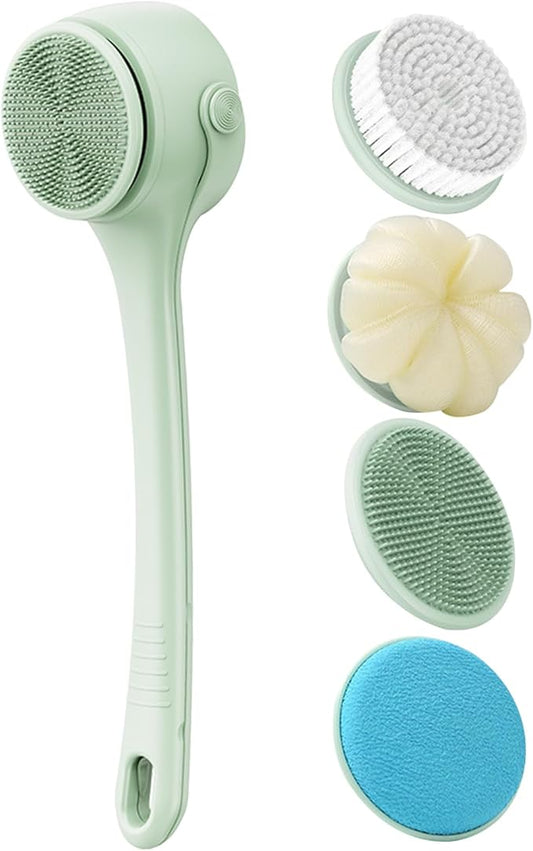 Electric Body Scrubber - Electric Bath Massage Scrubber - Cordless Body Cleaning Brush | for Shower Bathroom Toilet Hotel Home Family Spa