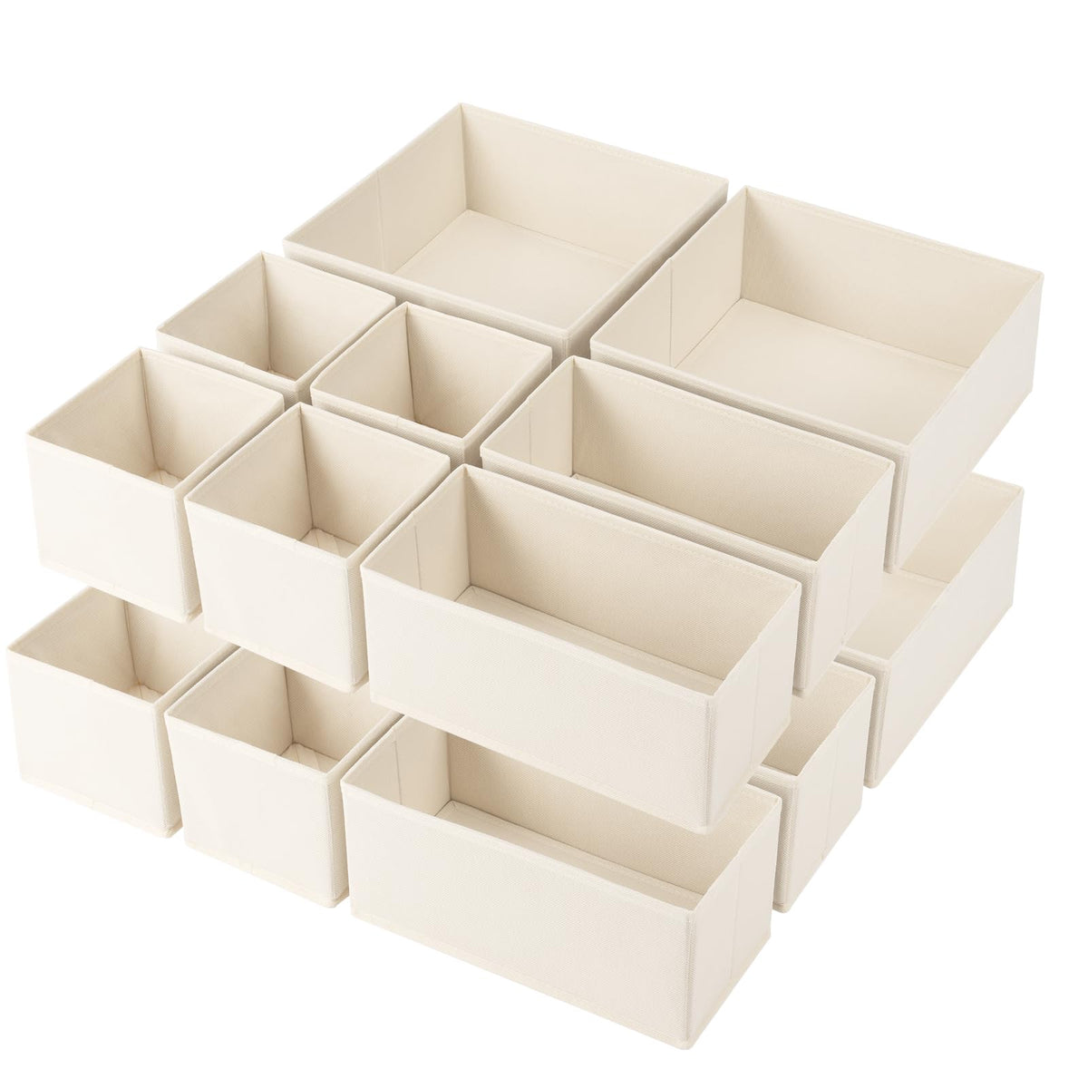 Criusia Drawer Organizer Clothes,16 Pack Underwear Drawer - Image 1
