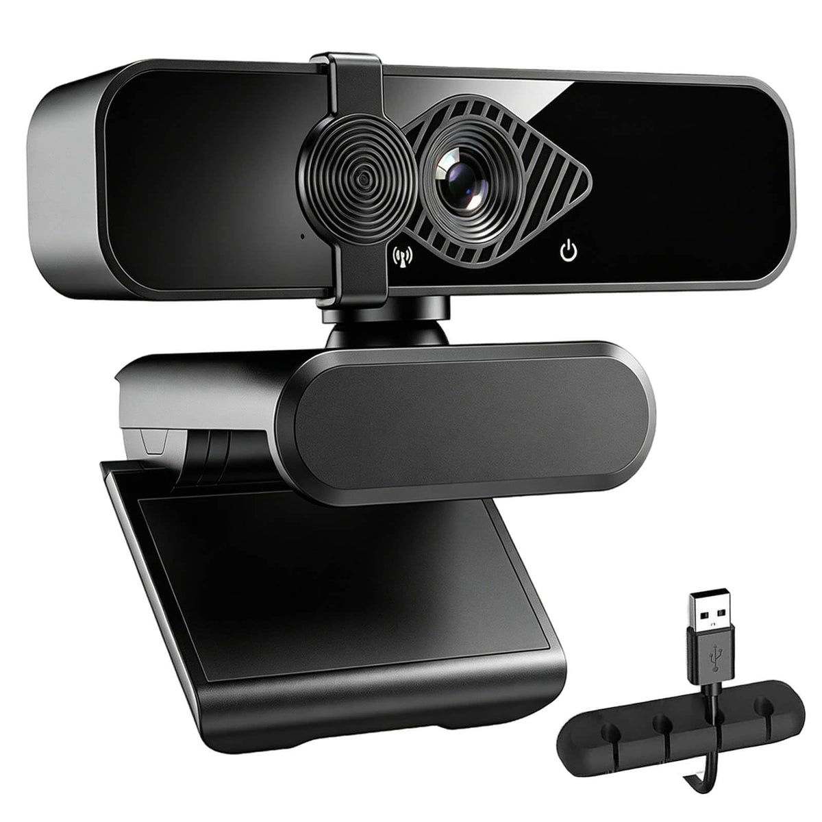 4K Webcam for Laptop/Desktop/Monitor with Privacy Cover - Image 1