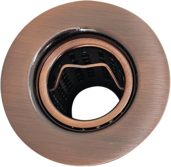 Westbrass A218-11 Junior Bar and Laundry Sink Drain Assembly with Removable Strainer Basket, Antique Copper