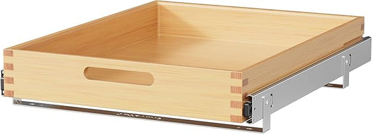 Pull Out Drawers for Cabinets 18"W x 21"D, Heavy-Duty Slide Out Wood Drawer Shelf, Pull Out Cabinet Organizer 100 lbs Capacity, Base Cabinet Organization for Kitchen, Pantry