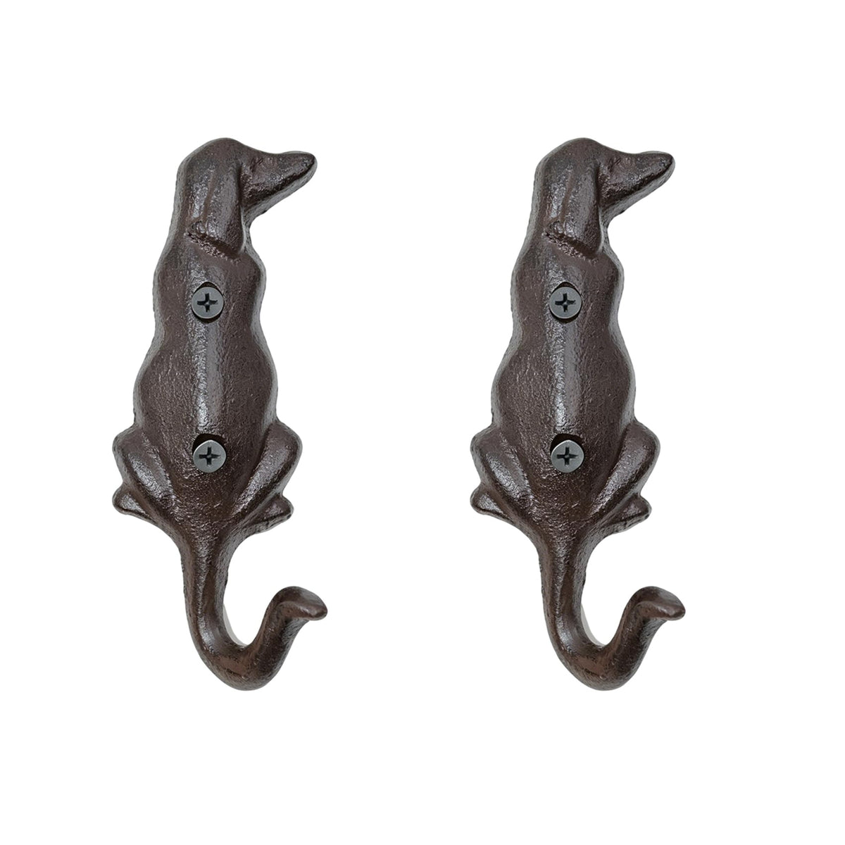 Dog Leash Holder for Wall, 2 Pcs Iron Dog Leash Hooks - Image 1