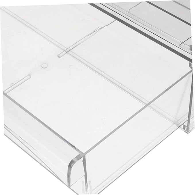 2pcs Acrylic Drawer-type Cosmetic Organizer Box for Makeup Storage Transparent Removable Stackable Design for Bathroom and Vanity for Neat and Orderly Space
