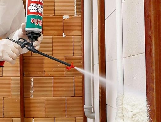 Akfix Thermcoat Fire Rated Spray Foam Insulation 480 sq ft (24x27.1 oz) - (R-Value 11.32/2 inch) Closed Cell Expanding Wide Sealant Thermal Insulation for Walls and Attic - Gun&Cleaner NOT Included