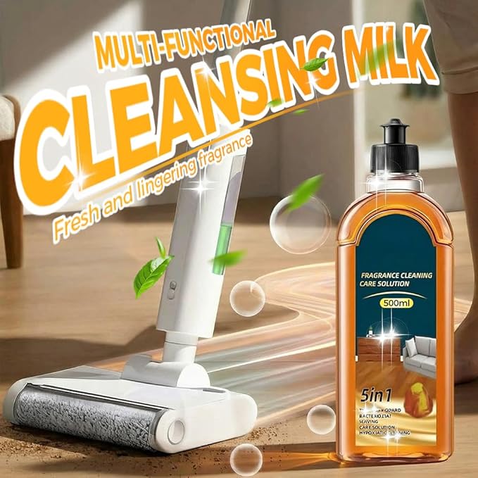 Spainho Floor Cleaner, 2026 Upgrade 5-In-1 Floor Cleaner Pro, Multi-Purpose Scrubbing Pad for Kitchen and Bathroom, Efficient Stain Remover for Families, Hardwood Surface Wax/Shine/Oil (3pcs)