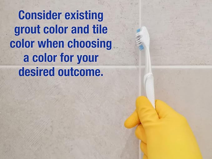 TEC Grout Colorant - Refresh and Seal or Change Grout Joint Color | A Faster and Easier Alternative to Regrouting Tile | 8 oz. Application Covers up to 350 sq. ft. - 945 Light Buff