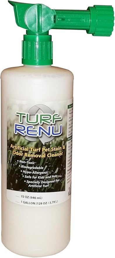 Tr10132 Bio-Enzymatic Cleaning Solution for Synthetic/Artificial Turf and Pet Odor Control with Sprayer, 32-Ounce