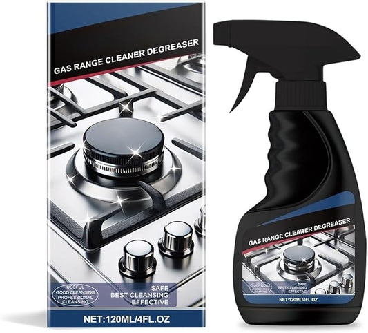 Range Hood & Stove Build Up Degreaser Cleaner, Duty Stove and Oven and Degreaser for Glass Tops, Oven Racks, BBQ Grills, Range Hoods and more