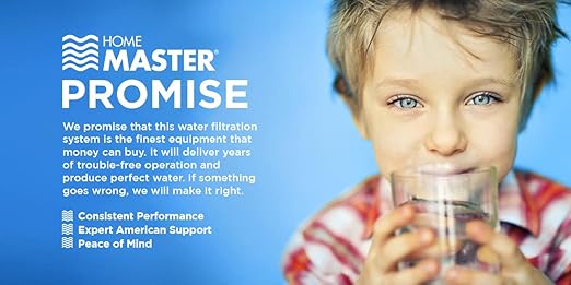 Home Master HM-MINI-1CCB Countertop Faucet Filter, 1500 Gallons Replaceable Filter, 1-Micron Absolute, Powerful Catalytic Carbon, Removes Chloramines, Chlorine, Chemicals, VOCs & More, Made in USA