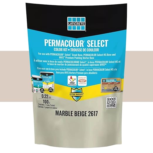 Permacolor Select Grout Color Kit - Marble Beige