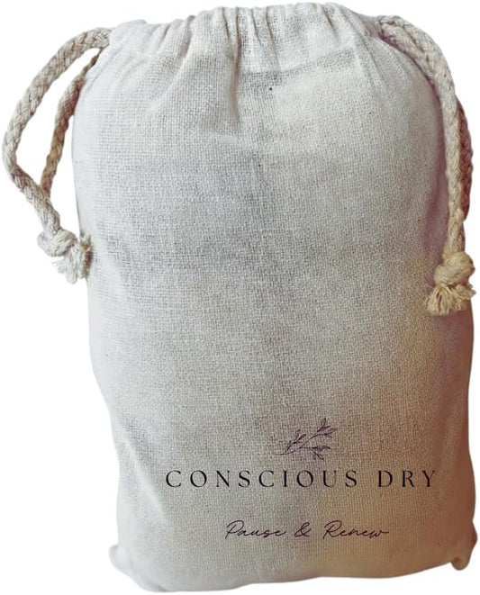 XL Wool Dryer Balls (Set of 6) with Lavender Essential Oil & Cotton Storage Bag