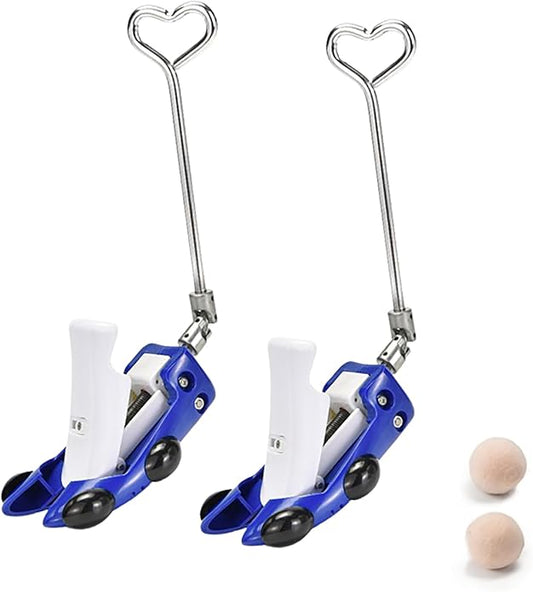 Boot Stretchers for Cowboy Boots, Shoe Stretchers for Men Thick Wide Feet (7-12.5), Adjustable Length & Width Shoe Trees (Blue)
