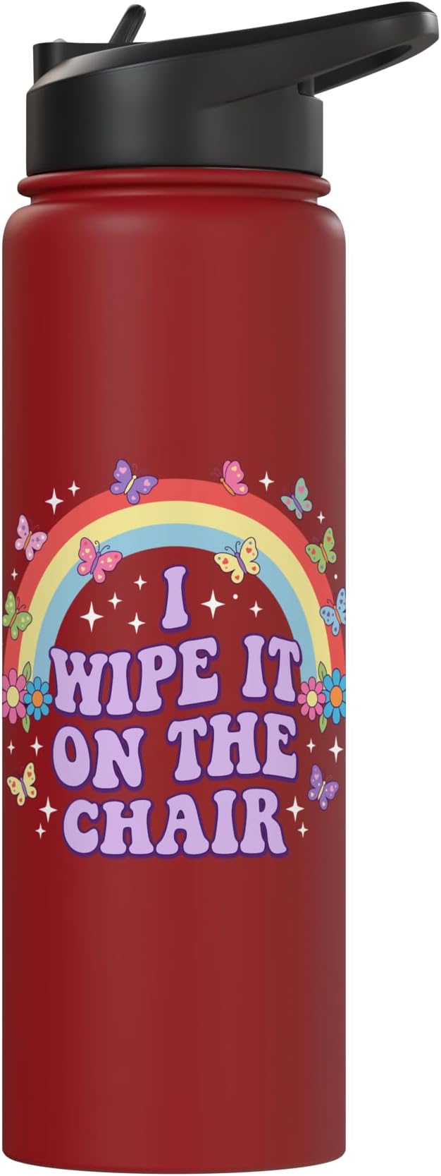 Rainbow Stainless Steel Insulated Water Bottle