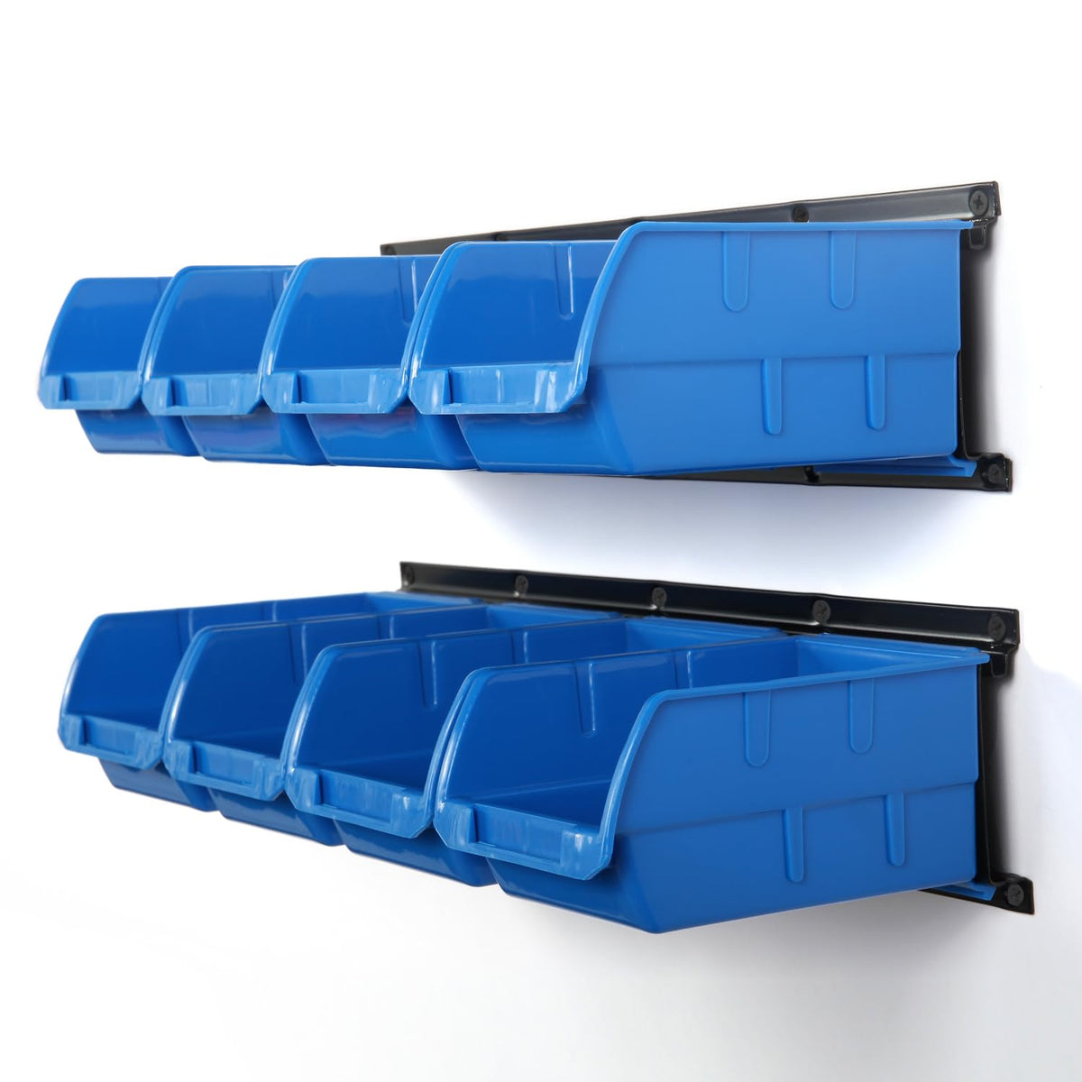 Wallmaster 8-Bin Wall Mounted Plastic Storage Bins H | All Products - Image 1