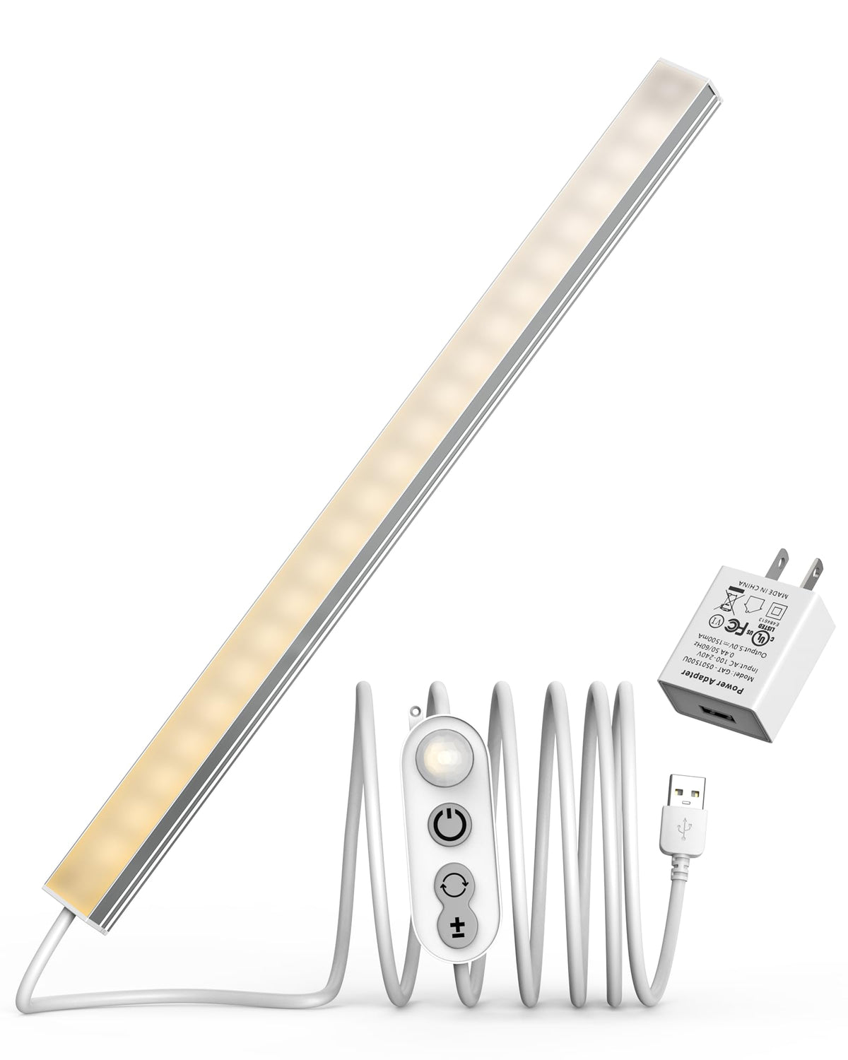 ASOKO Motion Sensor LED Under Counter Light 14.5in 3 Color - Image 1