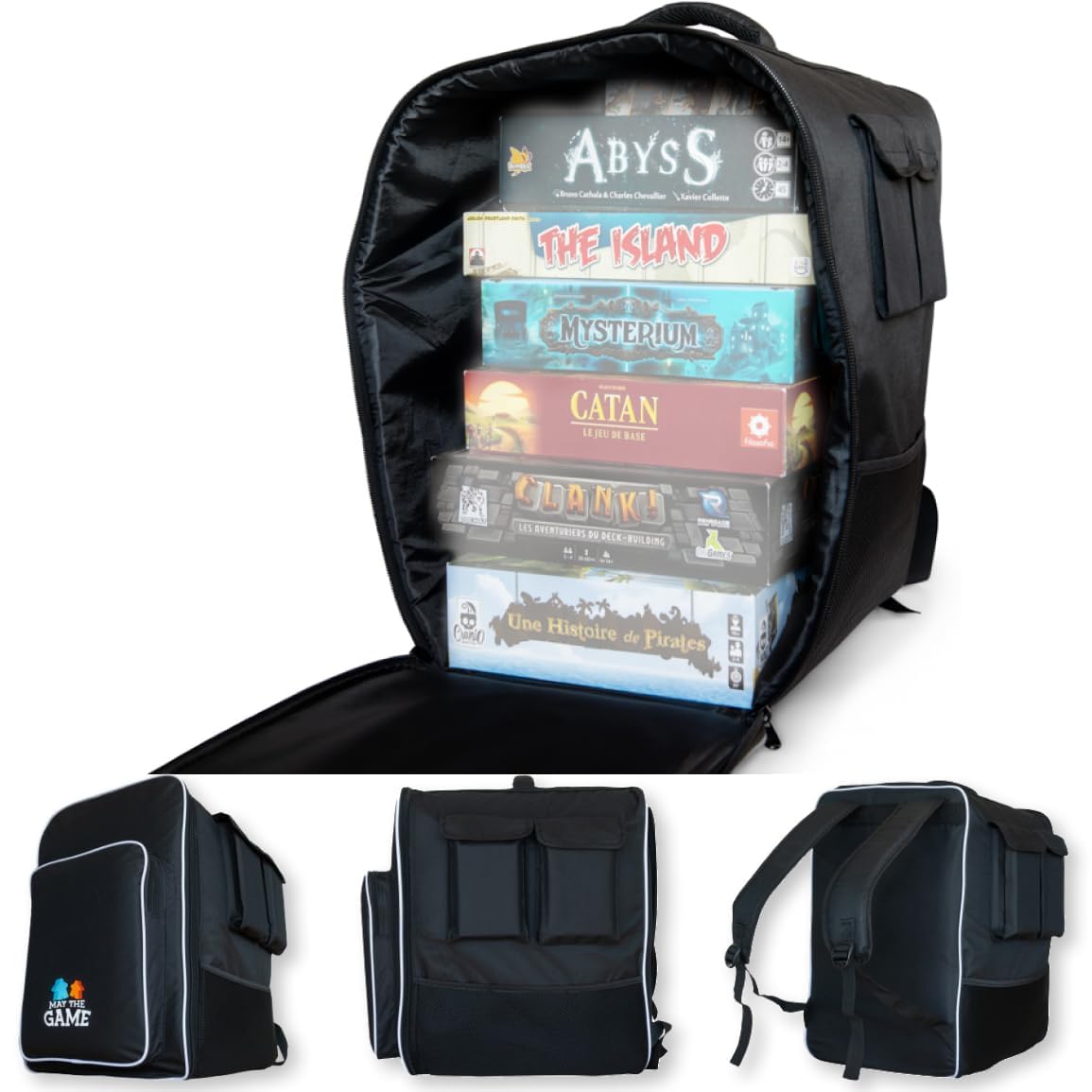 XL Board Game Bag: Ultimate Backpack, Travel Organizer - Image 1