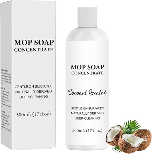 Mop Soap Brazilian Waves, Mop Soap for Floor Cleaning in Kitchen & Bathroom, Fresh Fragrance, Low-Suds Multi-Surface Floor Cleaner for Tile, Hardwood, Laminate & Vinyl Floors, 500ML