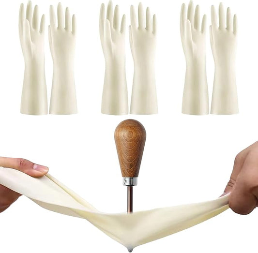 Cleaning Gloves,Dish Gloves,Gloves for Washing Dishes,Heavy-Duty, Durable, Non-Slip,Long Service Life,3 Pairs