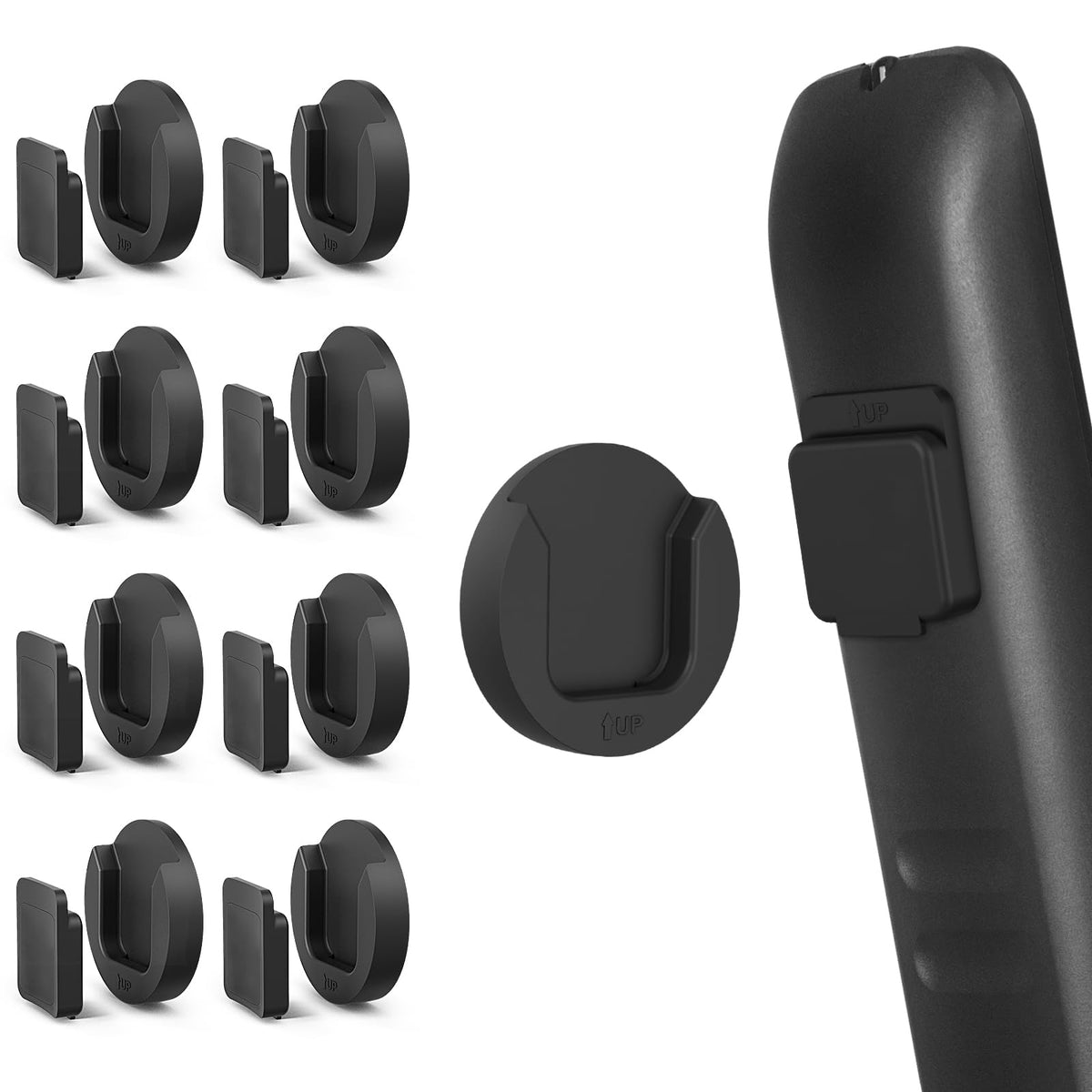 Magnetic Remote Control Holder Wall Mount, Self-Adhesive - Image 1