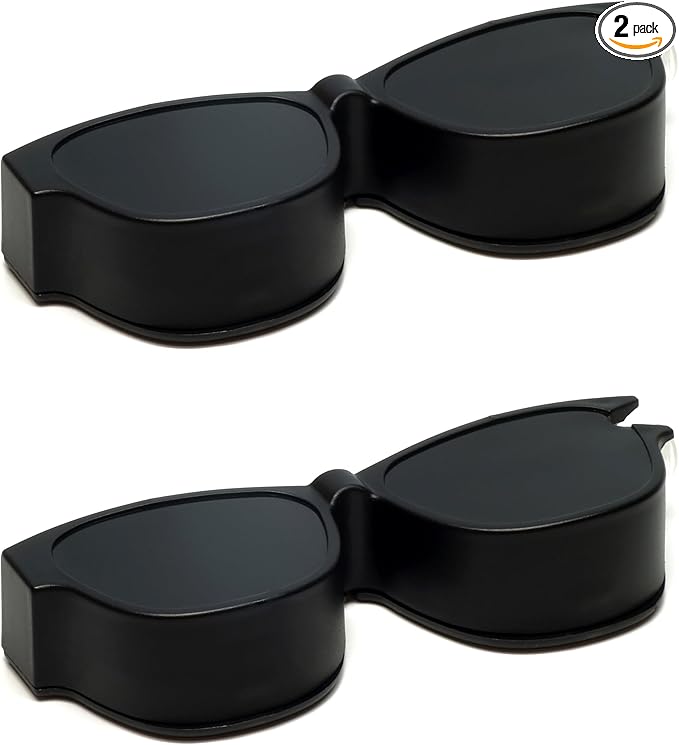 Calabria Kool Klean 2 Pack Eyeglasses Lens Cleaner Kit Black 15 ml Cleaning Spray, White Cleaning Cloth Eyewear Cleaning Kit