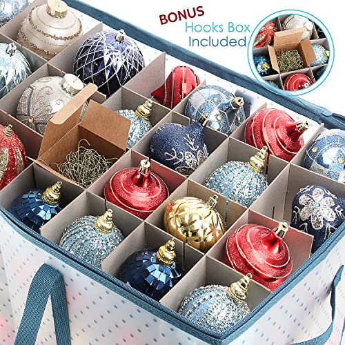 Large Christmas Ornament Storage Box | Home Organization - Image 7