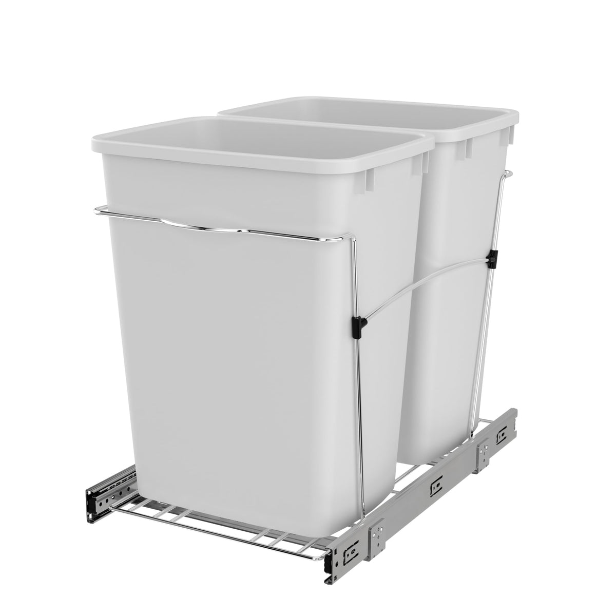 Rev-A-Shelf Double Pullout Garbage Trash Cans for Kitchen - Image 1