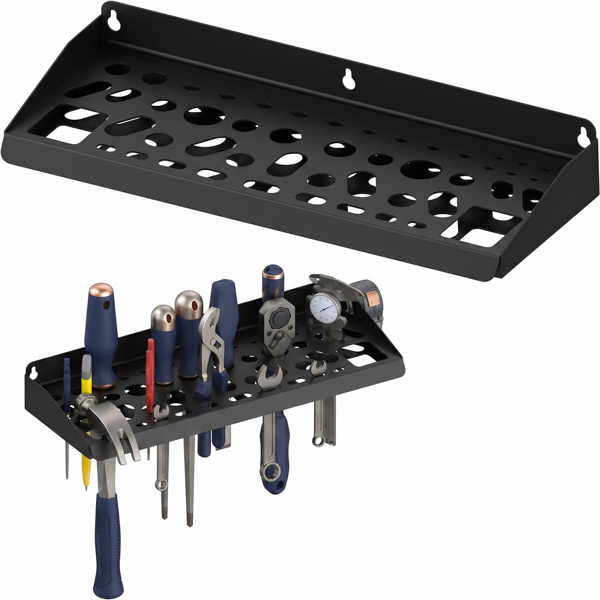 51 Hole Wall Tool Rack Metal Screwdriver Organizer - Image 1