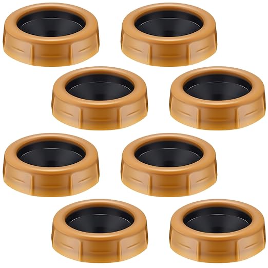 Marsui 8 Pack Toilet Wax Ring Thick Toilet Bowl Wax Ring Gasket Seal for 3-inch/4-inch Waste Line-Gas, Odor and Watertight Seal (Extra Thick)