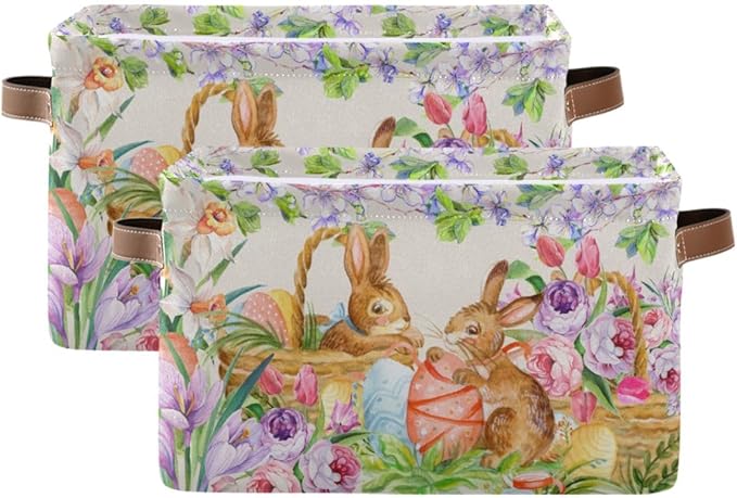Egg Flower Rectangular Storage Basket Organizer Bin Shelf Baskets For Clothes Gifts For Home Office Dorm