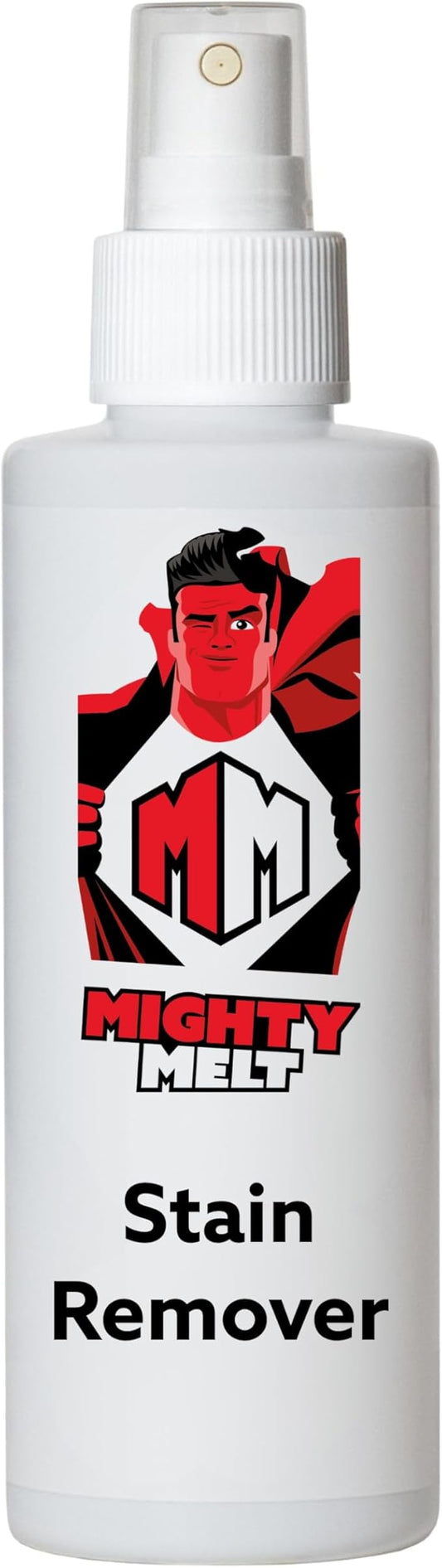 Mighty Melt Stain Remover - Fast-Acting, Kid & Pet Safe Stain Solution - Removes Food, Drink, & Everyday Messes from Clothes, Upholstery, Carpets & More (125ml / 4.2oz)