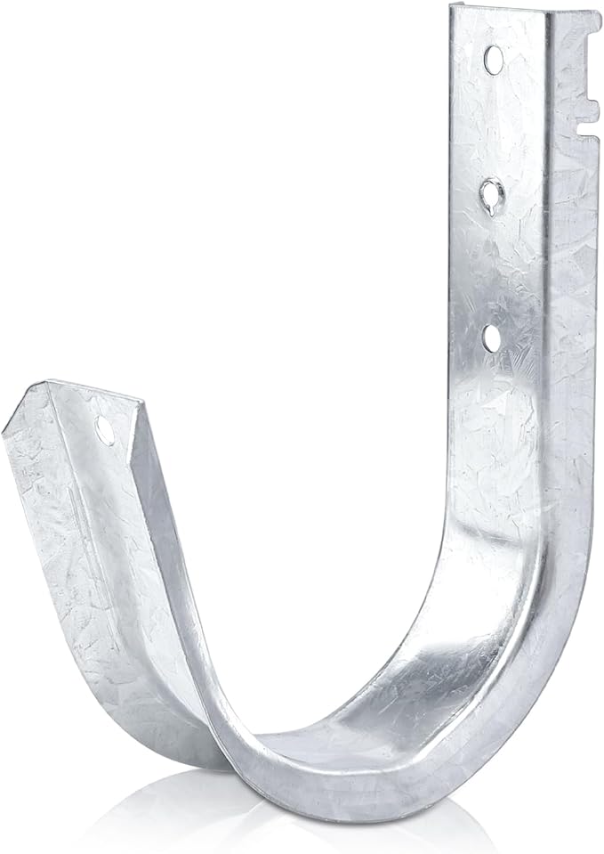 SIHAI 10-Packs 4” Inch J-Hooks, UL Certified Heavy-Duty Cable Support Hooks for Hanging CAT6/6A, Fiber Cable Management and Low Voltage Wiring (with Retainer Clip)