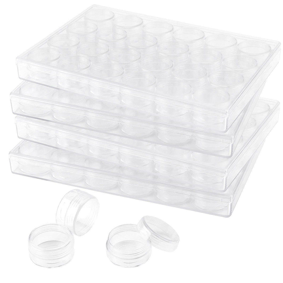 SEUNMUK 4 Pack 24 Grids Embroidery Diamond Painting - Image 1