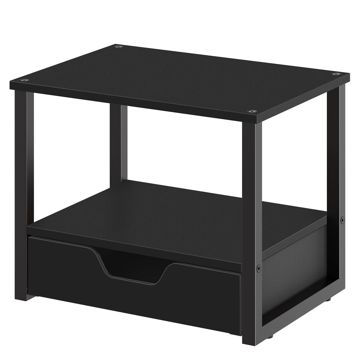 Desktop Printer Stand, 2-Tier Printer Table with Non-Woven Drawer - Image 1