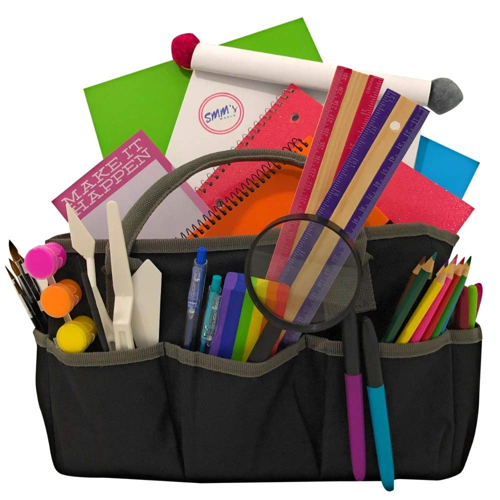 Art Bag Craft Caddy | Craft Tote Organizer Bag | Craft Bag Art - Image 1
