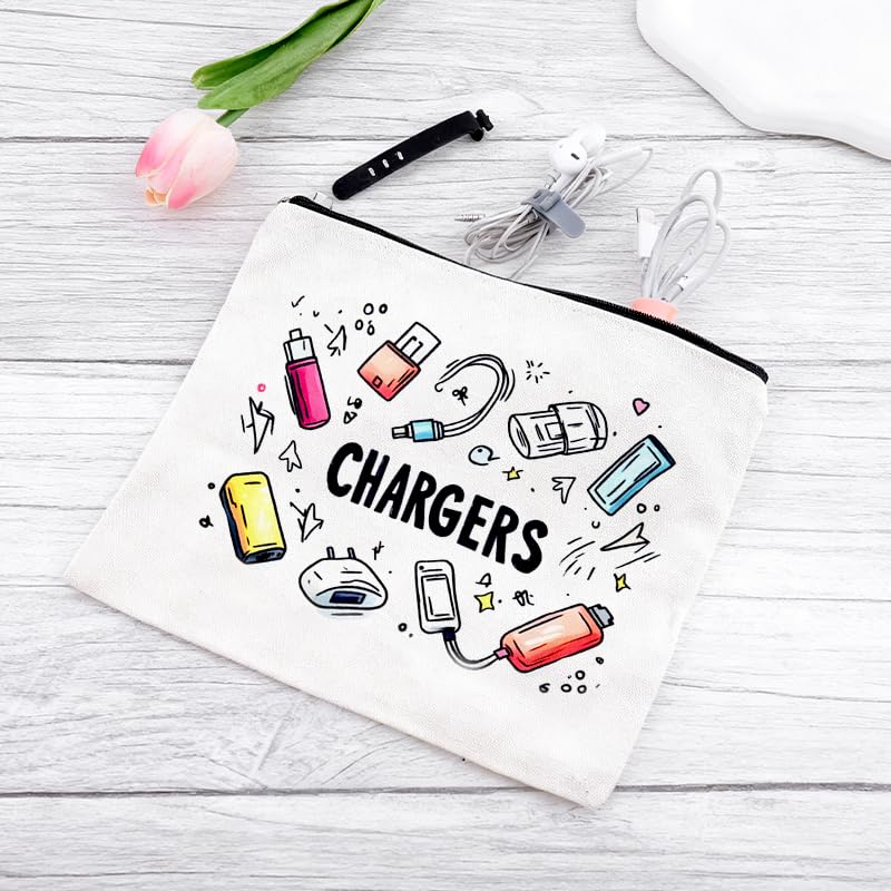 Travel Charger Organizer Bag for Cords and Cables Plug Charging - Image 8