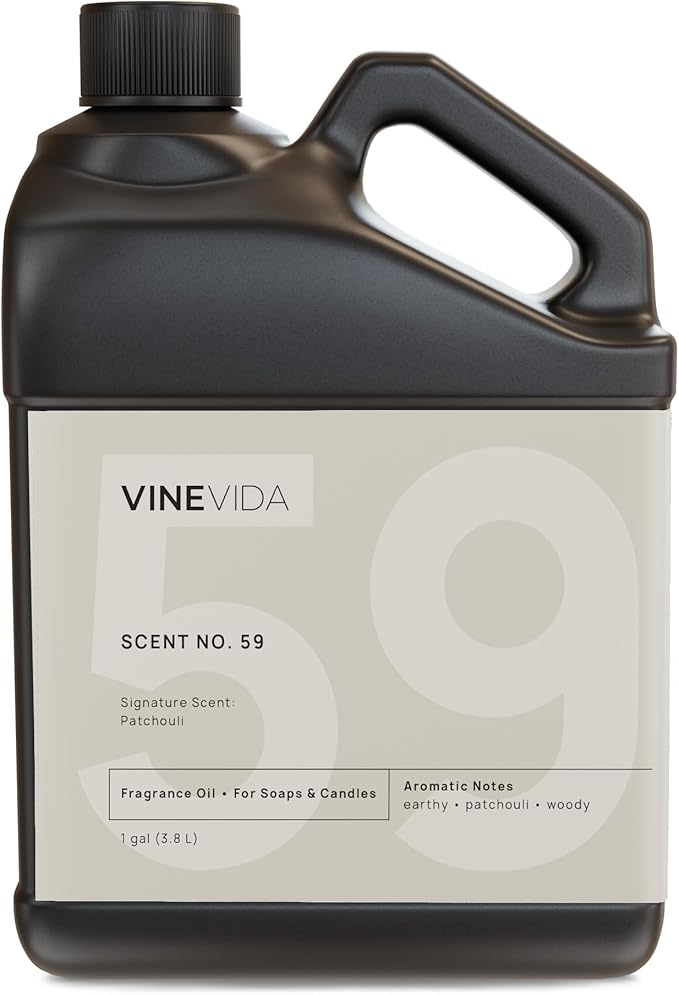 VINEVIDA [128oz] Patchouli Fragrance Oil - Natural Scents for Candle and Soap Making - Made in USA