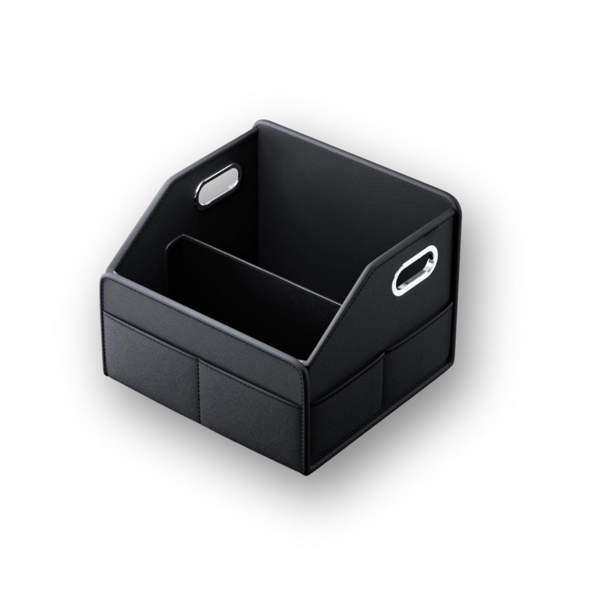 Car Seat Organizer, Collapsible, Black - Image 1