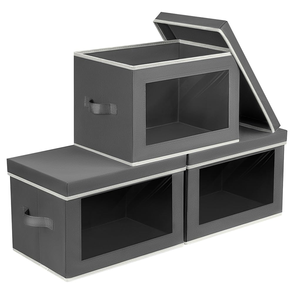 Homsorout Storage Bins with Lids - Fabric Storage Boxes - Image 1
