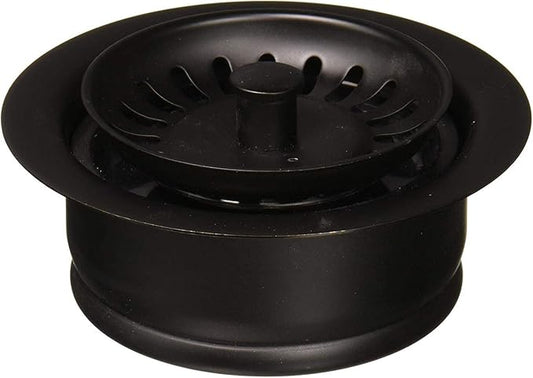 Westbrass D2089SEV-12 3-1/2" Kitchen Sink Waste Disposal Drain Flange and Basket Strainer, Oil Rubbed Bronze
