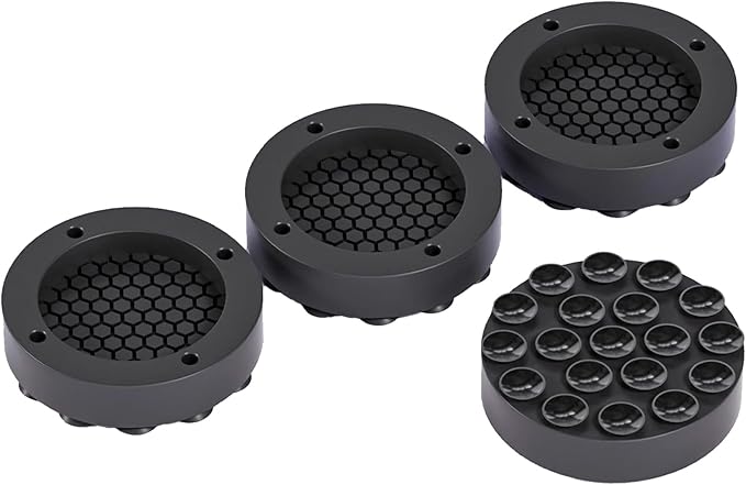 4 Pcs Anti Vibration Pads For Washing Machine, Foot pads with suction cups Prevent Sliding Out, Soundproofing Base for Appliances, Floor Protector