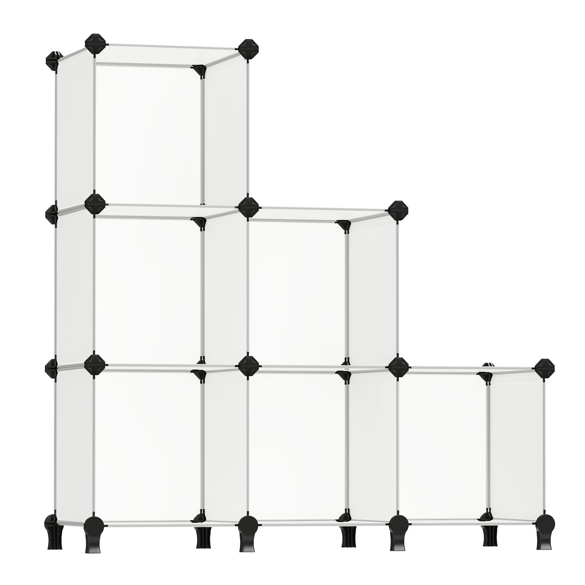 SONGMICS 6 Cube Storage Organizer, DIY Closet Shelf - Image 1
