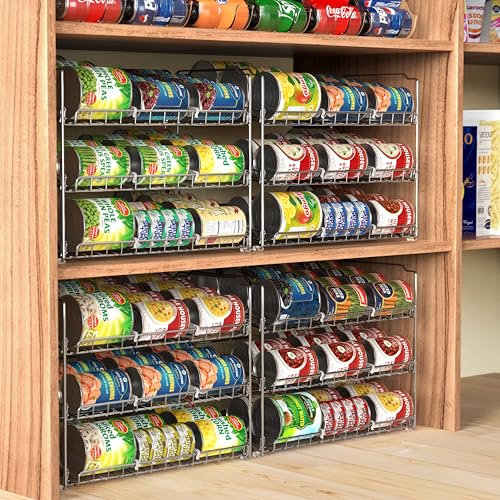 Simple Houseware 3-Tier Stackable Can Organizer Rack Hold 36 - Image 3