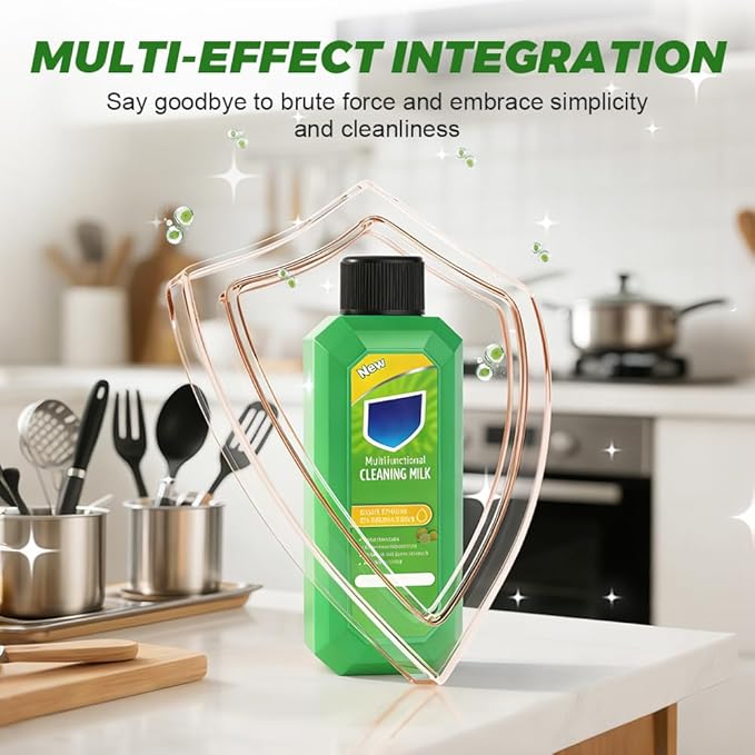 Cleaning Milk House Cleaner, 2026 New Durable Stain Remover for Kitchen, Concentrated Cleansing Lotion for Bathroom, Multifunctional Cleaner for Household Use Suitable for Families (1pcs)