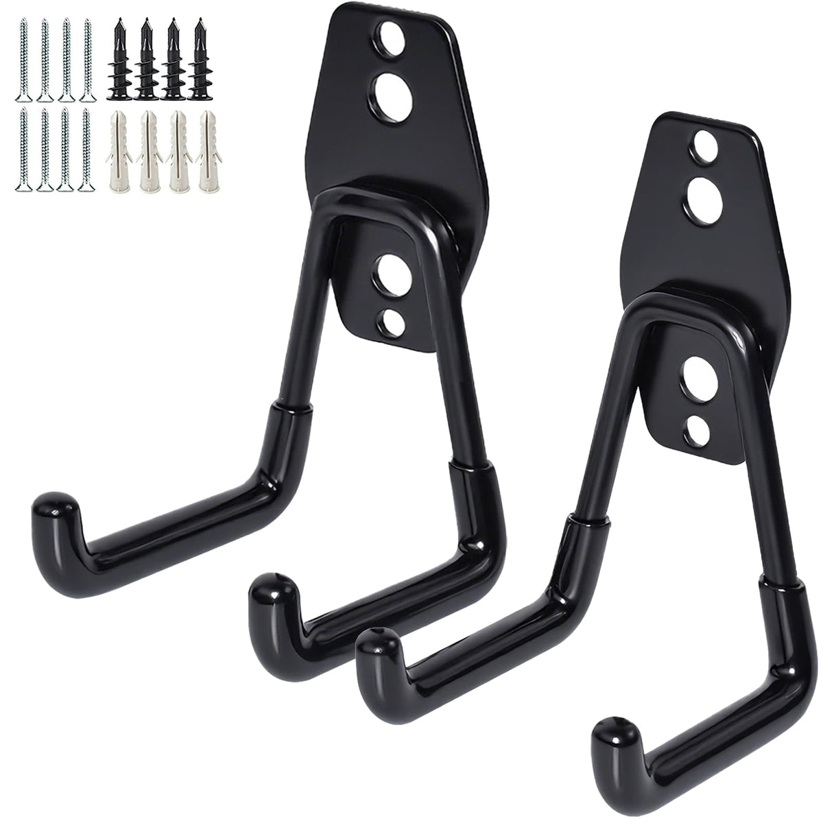 GeeWatom 2 Pack Garage Storage Utility Hooks，Garage Garden Tool - Image 1