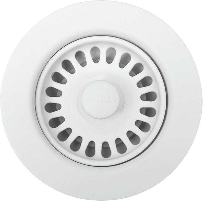 BLANCO, White 441096 Kitchen Garbage Disposal Flange, 3.5"