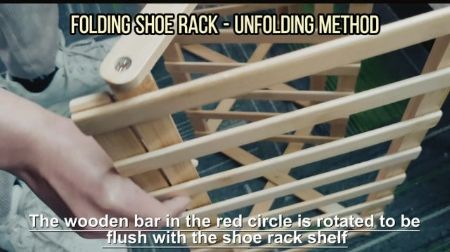 4 Tier Bamboo Shoe Rack,Portable Folding Shoe Storag | All Products - Image 8