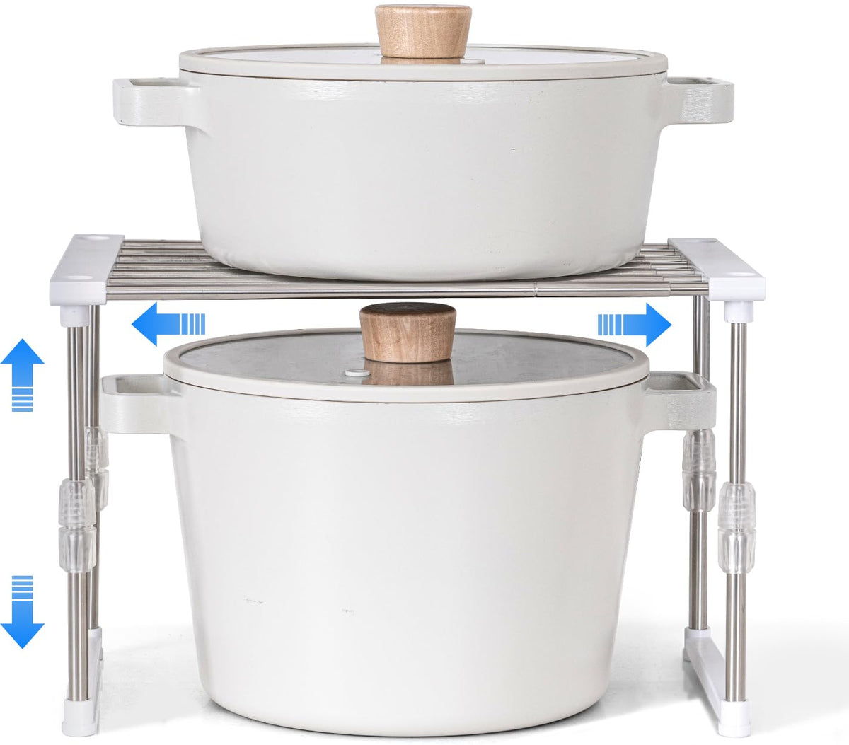 carrotez Expandable Kitchen Cabinet Organizer 11.8~19.6 x 7.8 x - Image 1