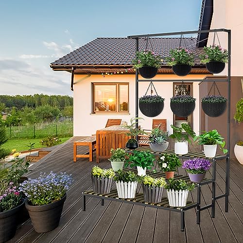 Large Plant Stand, Indoor Outdoor - Image 3